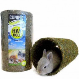 Túnel de heno para conejos y roedores